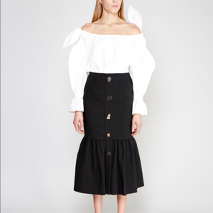 REJINA PYO 버튼 롱 스커트