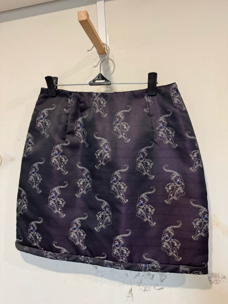 산드로 퀼팅 스커트--1