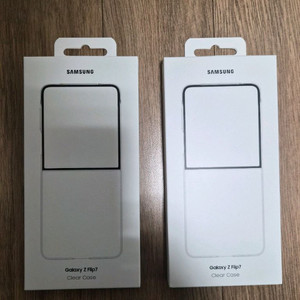 갤럭시 Z 플립7 클리어 케이스 2개 새상품 개당