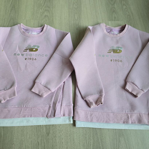 뉴발란스 키즈 맨투맨 120/130 핑크