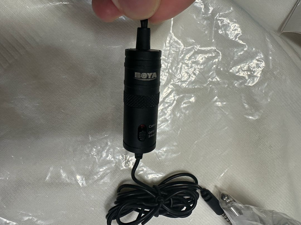 보야 마이크 BOYA BY-M1DM 3.5m단자 핀마이크 라발리에--4