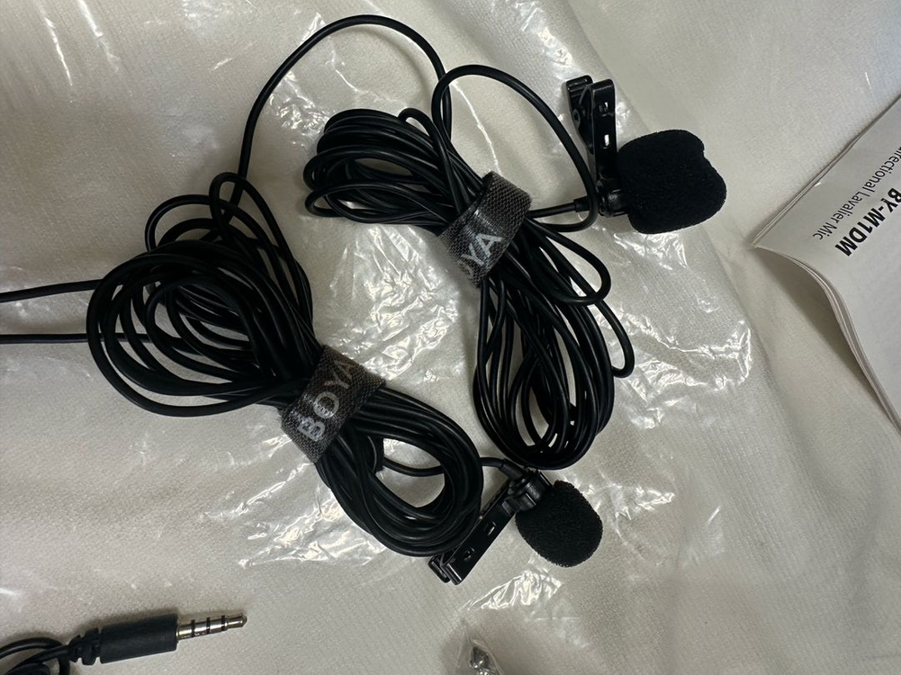 보야 마이크 BOYA BY-M1DM 3.5m단자 핀마이크 라발리에--5