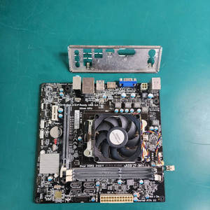 ECS A68F2P-M4 메인보드 + A4-6300 APU + 쿨러 + 백패널 세트 2장 남음 1장당 이미지