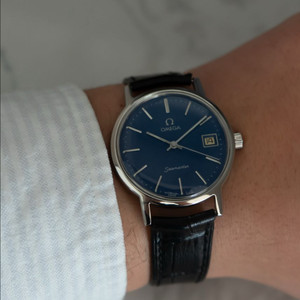 오메가 씨마스터 청판 수동 빈티지 시계 이미지