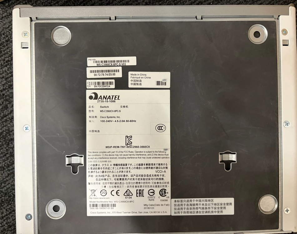 Cisco Catalyst 3560-CX Series 스위치--1