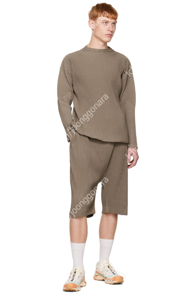 이세이미야케 옴므플리세 긴팔탑--2