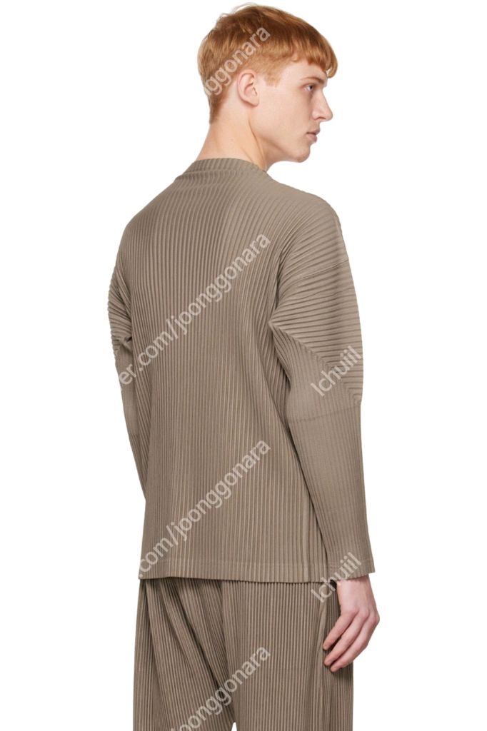 이세이미야케 옴므플리세 긴팔탑--4