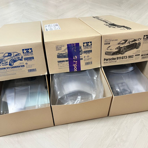 1:10 타미야 RC카 클리어바디 - 포르쉐 3개