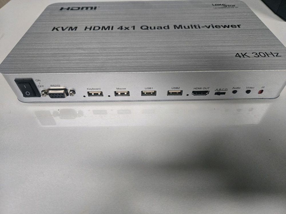 4K 30Hz HDMI KVM Lanstar 멀티뷰어 이미지