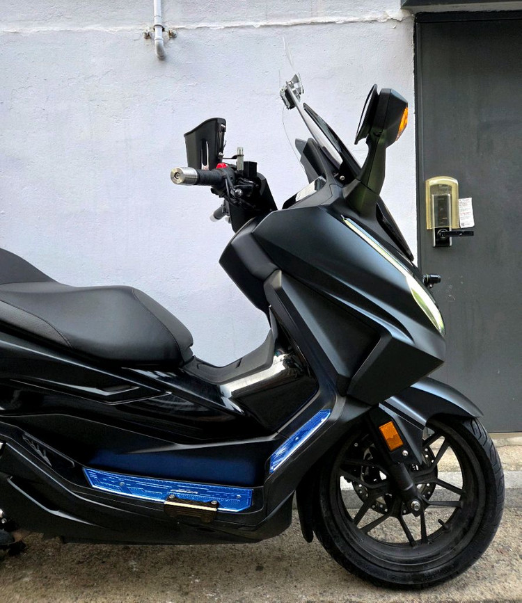 혼다 포르자350 24년식 블박2채널,사용검사 완료--3