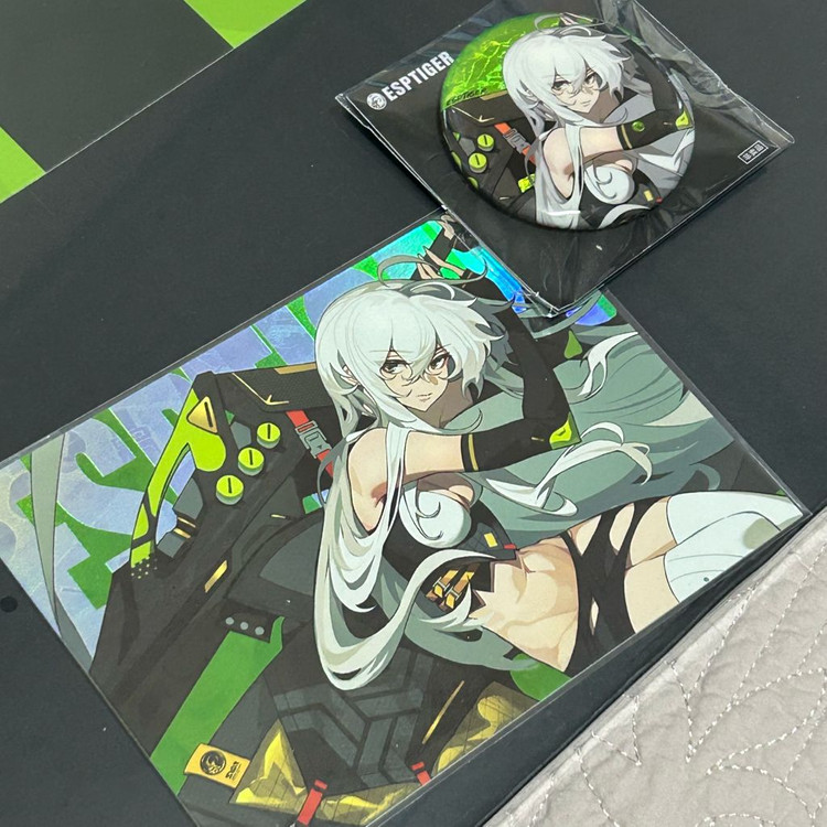 ESPTiger 탈리스만v2 그린 마우스패드--1