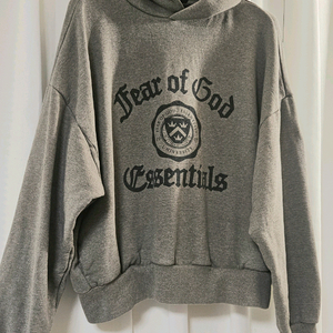 (25FW)에센셜 피어오브갓 플리스후드티