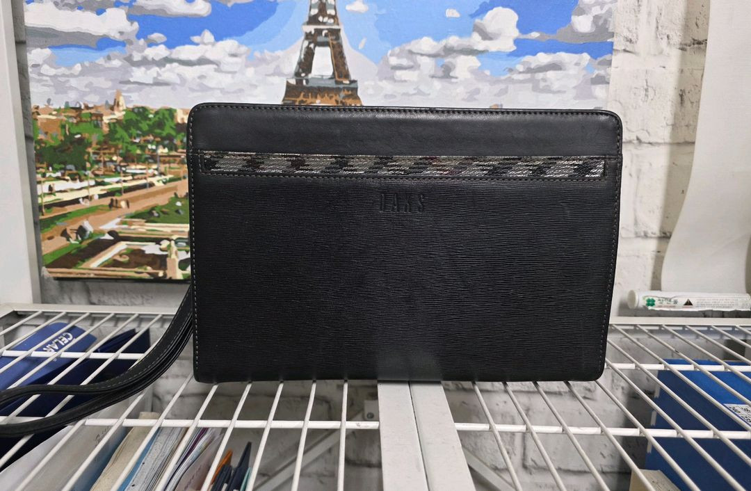 닥스 남성가방 클러치백 한줄체크 맨스백 세컨백 일수가방 BF13--0