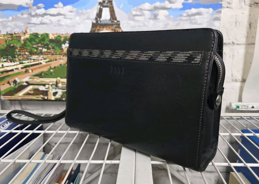 닥스 남성가방 클러치백 한줄체크 맨스백 세컨백 일수가방 BF13--1