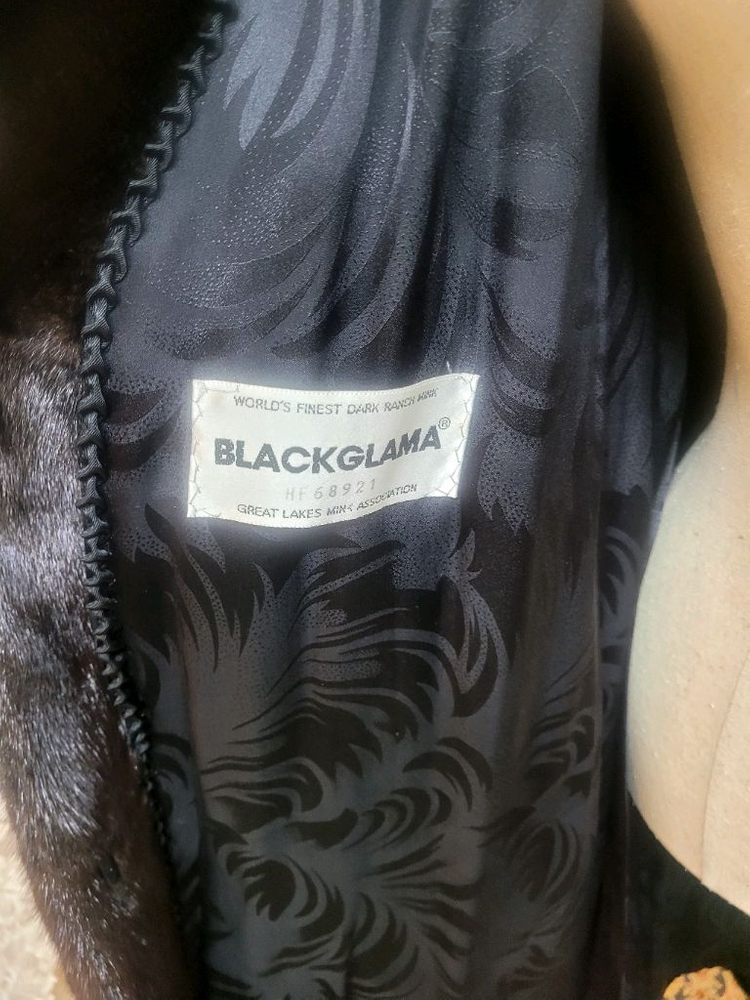 동우모피 블랙그라마 롱밍크코트(116cm)--3