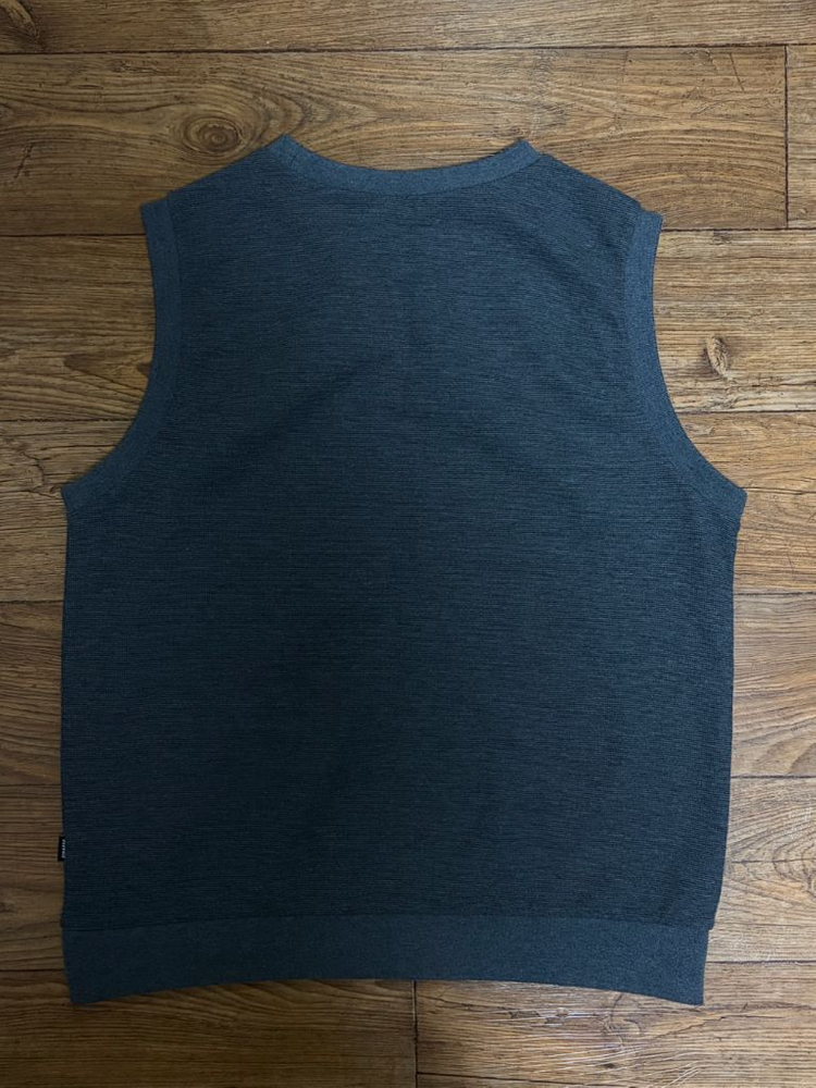 FCMM 에프씨엠엠 클럽 니트 베스트 차콜 M 이미지