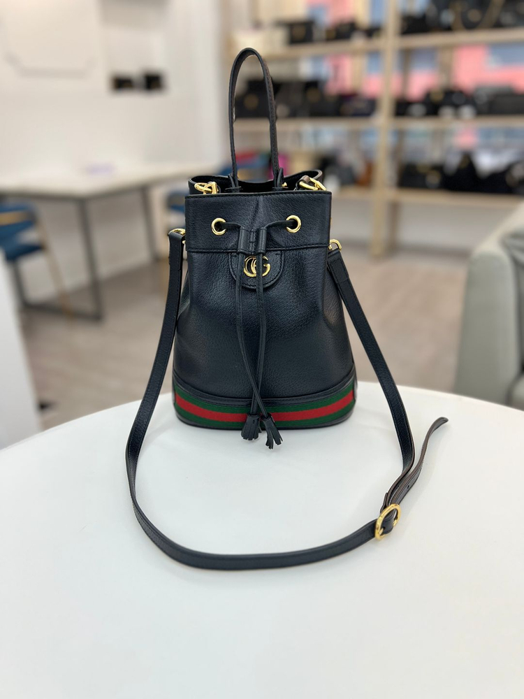 [중고명품 럭스올 울산점]구찌 오피디아 스몰 버킷백 블랙 719884 이미지