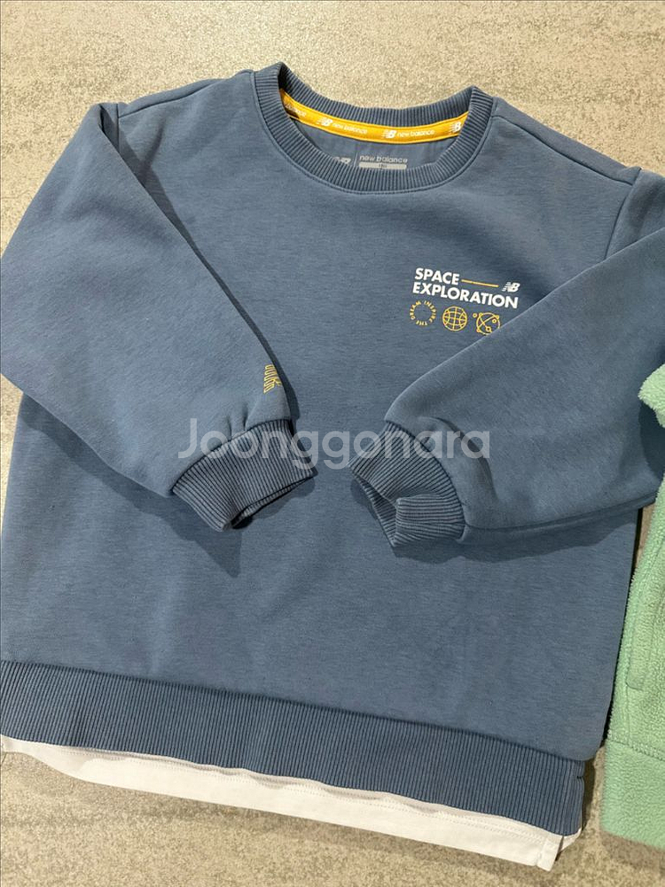 뉴발란스 키즈 캉골 기모맨투맨 110 일괄--2