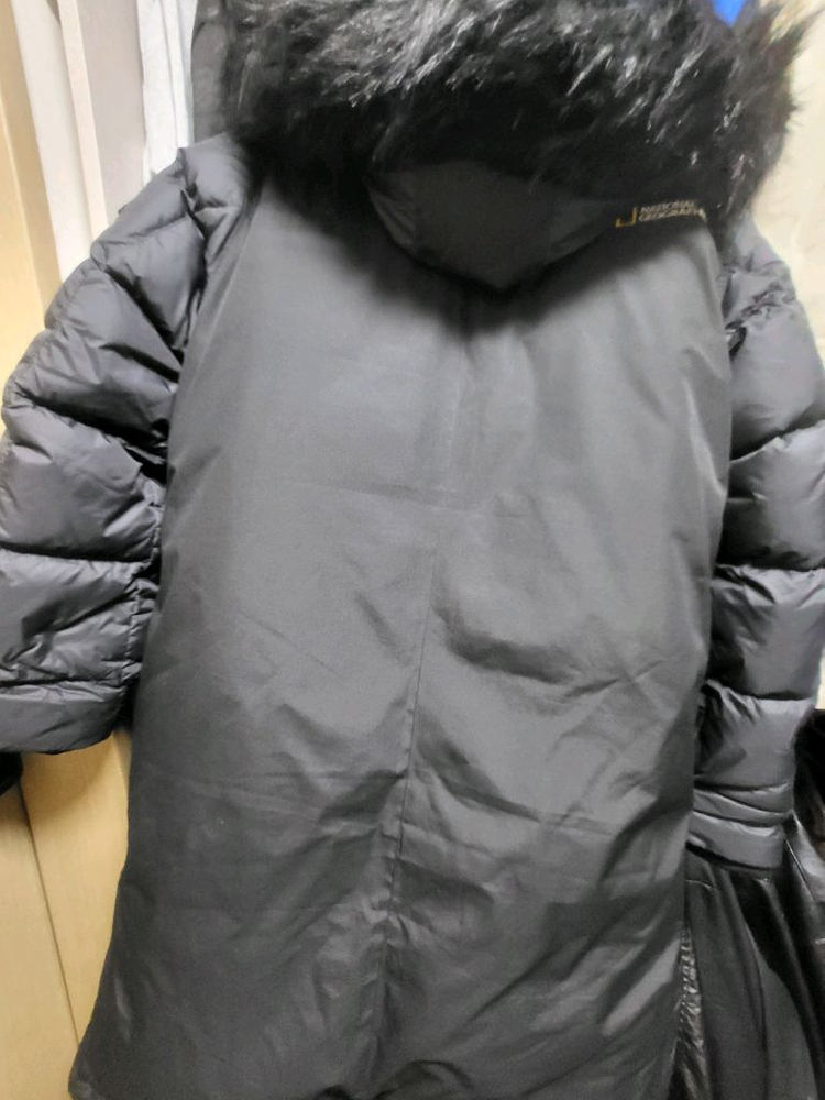 내셔널지오그래픽 롱패딩 블랙 M 이미지