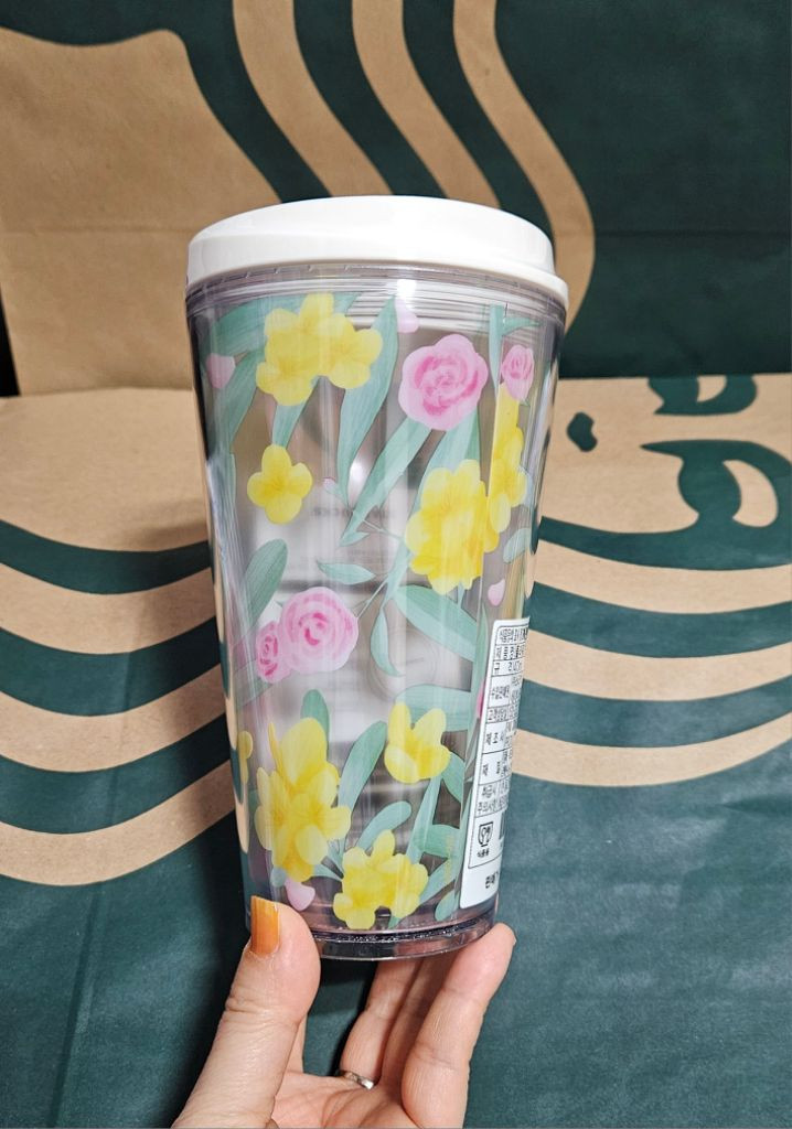 새상품S급]스타벅스 스프링 플라워가든 투고텀블러 473ml--2