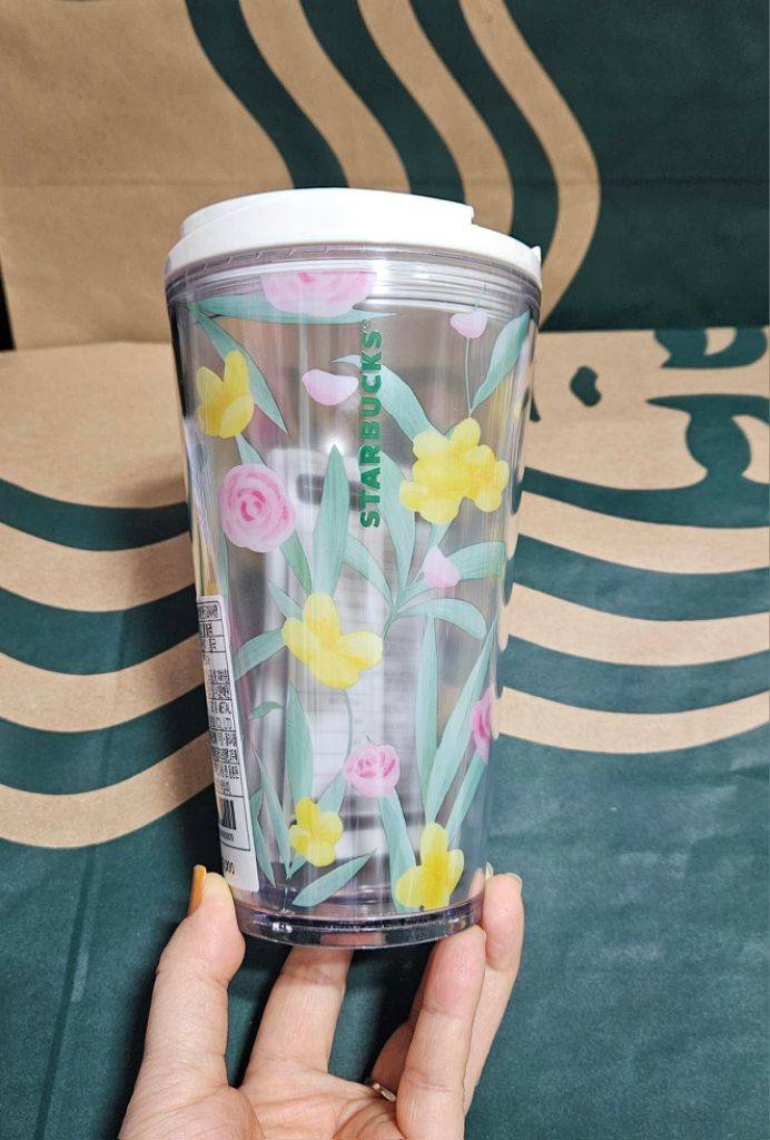 새상품S급]스타벅스 스프링 플라워가든 투고텀블러 473ml--4