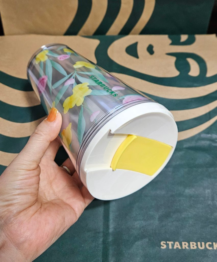 새상품S급]스타벅스 스프링 플라워가든 투고텀블러 473ml--5