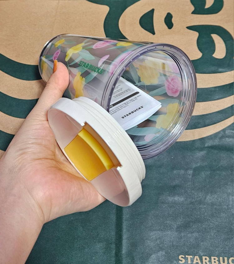 새상품S급]스타벅스 스프링 플라워가든 투고텀블러 473ml--7