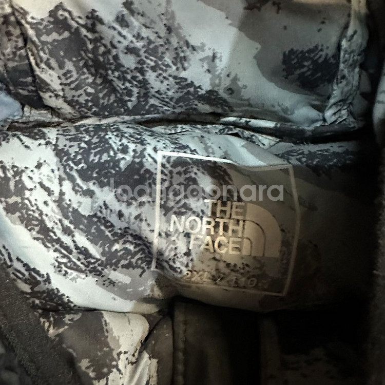 노스페이스 경량 구스다운 패딩--4