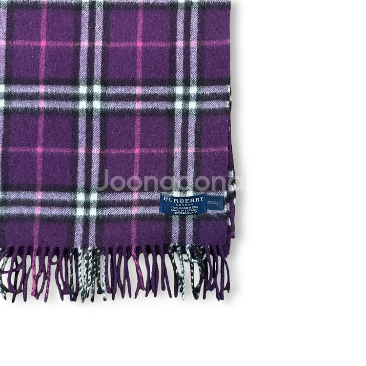 버버리 캐시미어 머플러--2
