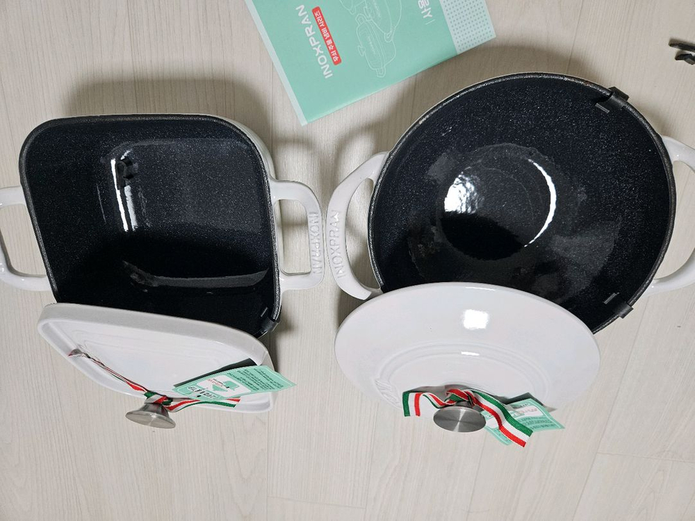 이녹스프랑무쇠냄비2종세트--1