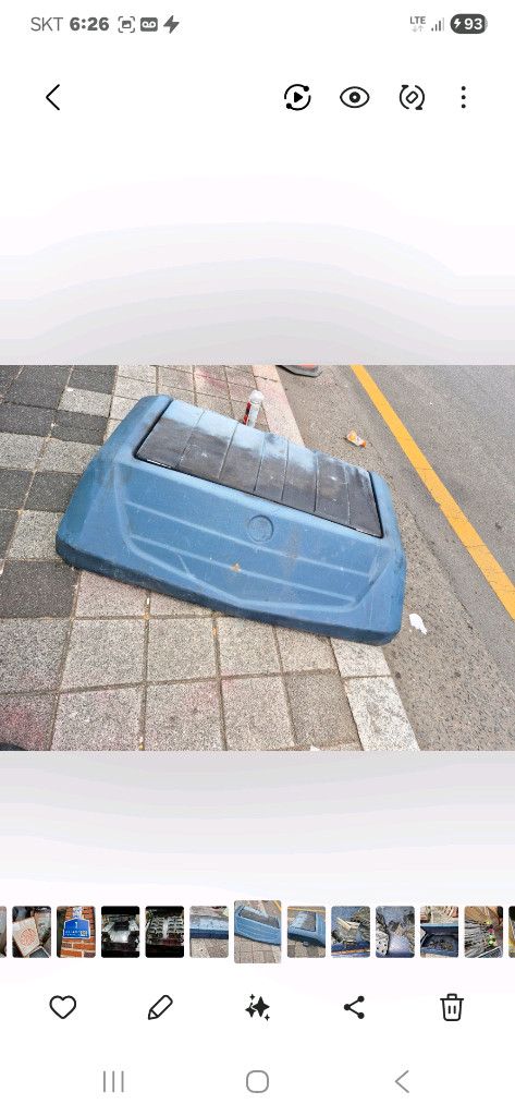 포터지붕공구통 작동정상 부품다있음 이미지