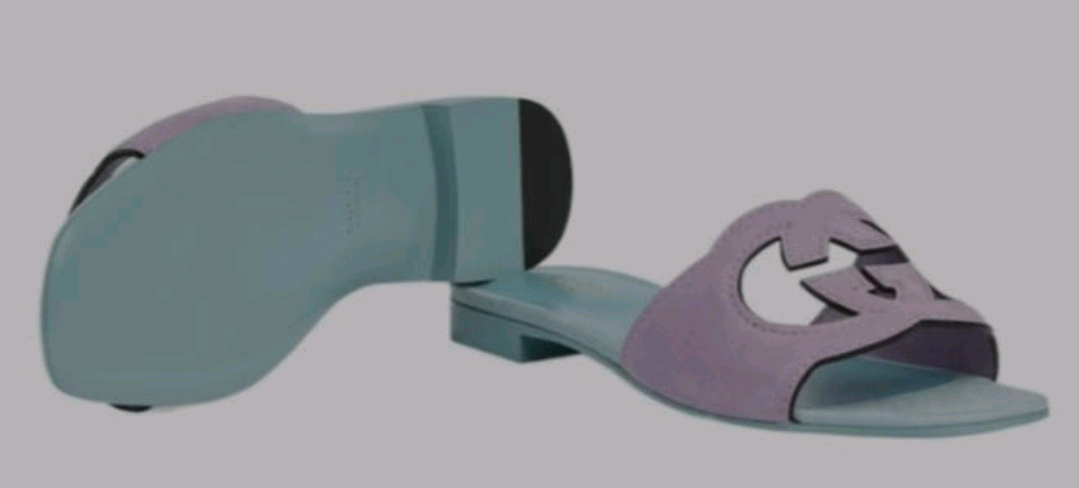 구찌 인터로킹 G 슬라이드 샌들--8