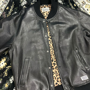 와코마리아 레더 바시티 스타디움 자켓 22fw M