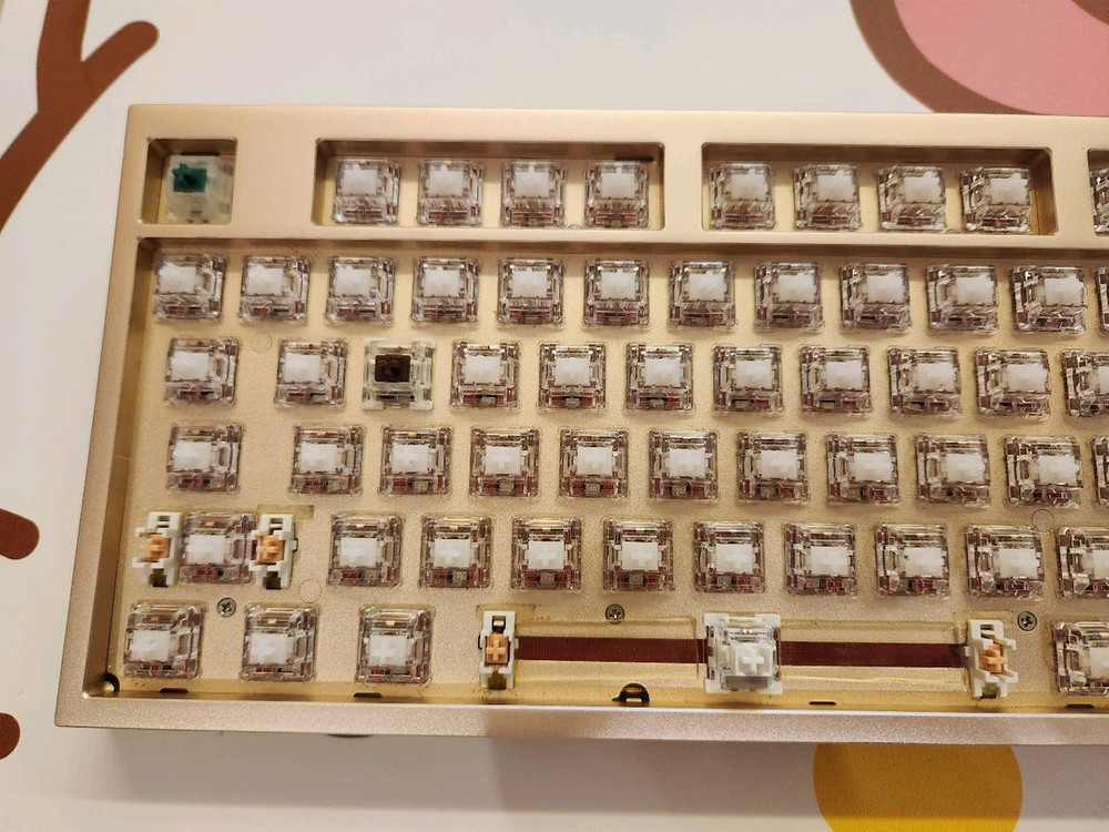 풀알루 금색 키보드--1