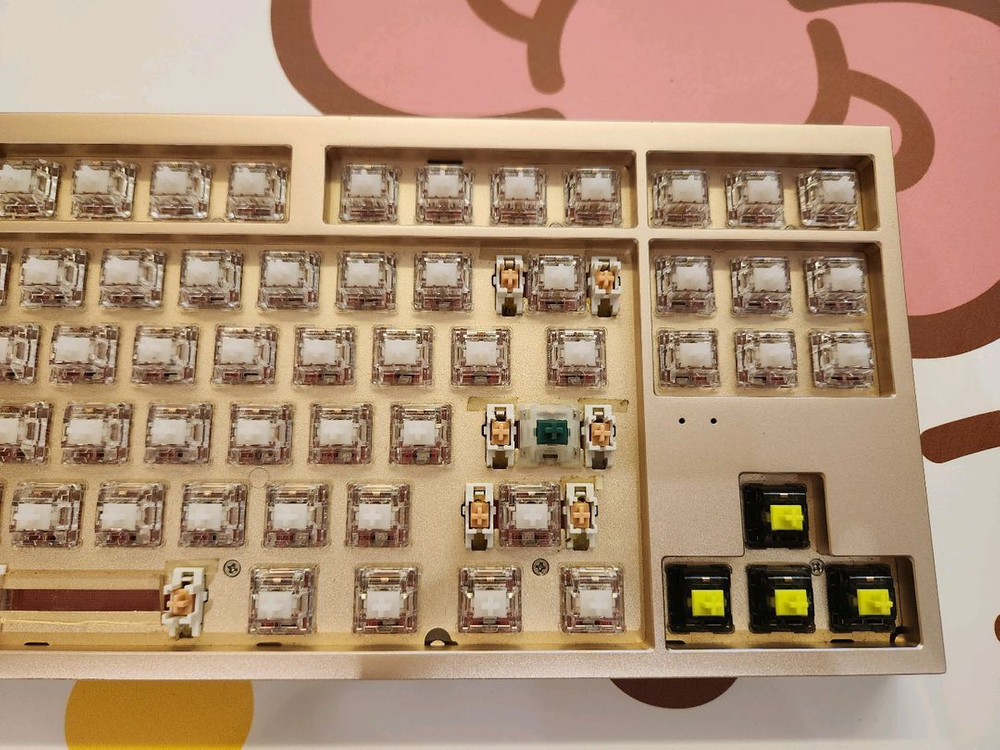 풀알루 금색 키보드--2