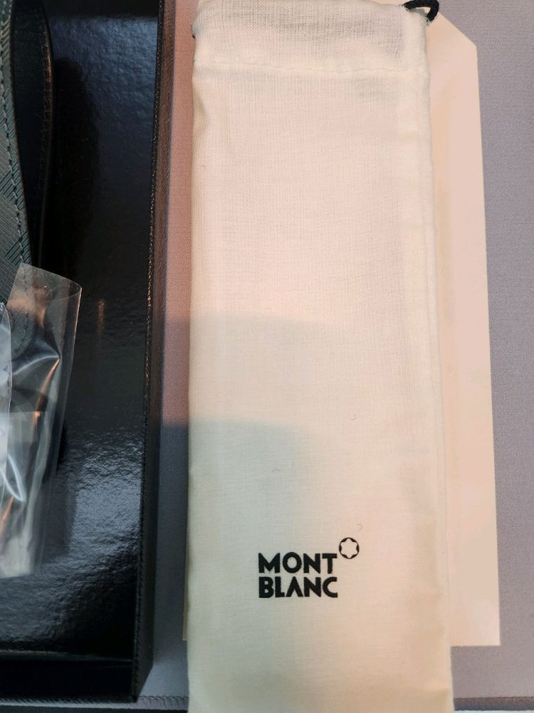 몽블랑 정품 가죽키링 판매(그린색)--3