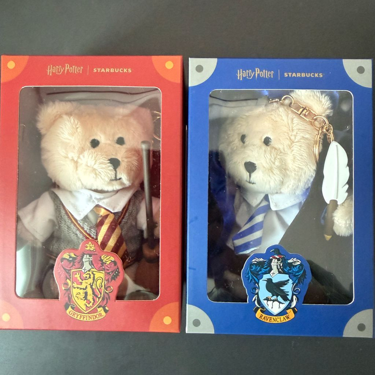 중국 스타벅스 해리포터 콜라보 베어리스타 4종 세트--1