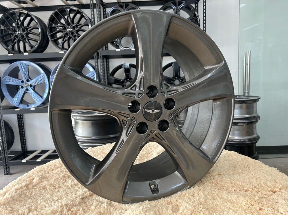 제네시스 G80 19인치 순정휠 건메탈 복원휠 한대분(4짝)--1