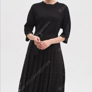 새제품) SJSJ 체크블록 원피스