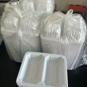 배달용기 70호2칸 일회용포장 실링용기 반값