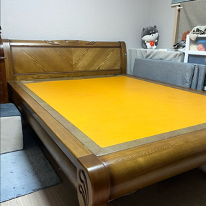 원목 흙표 흙침대 퀸 사이즈 (온돌)