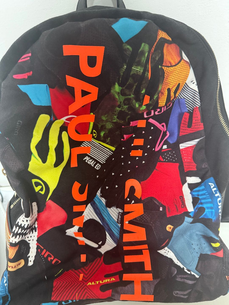 폴스미스 사이클링 글러브 프린트 백팩 (Paul Smith Cycling Gloves Backpack)--3
