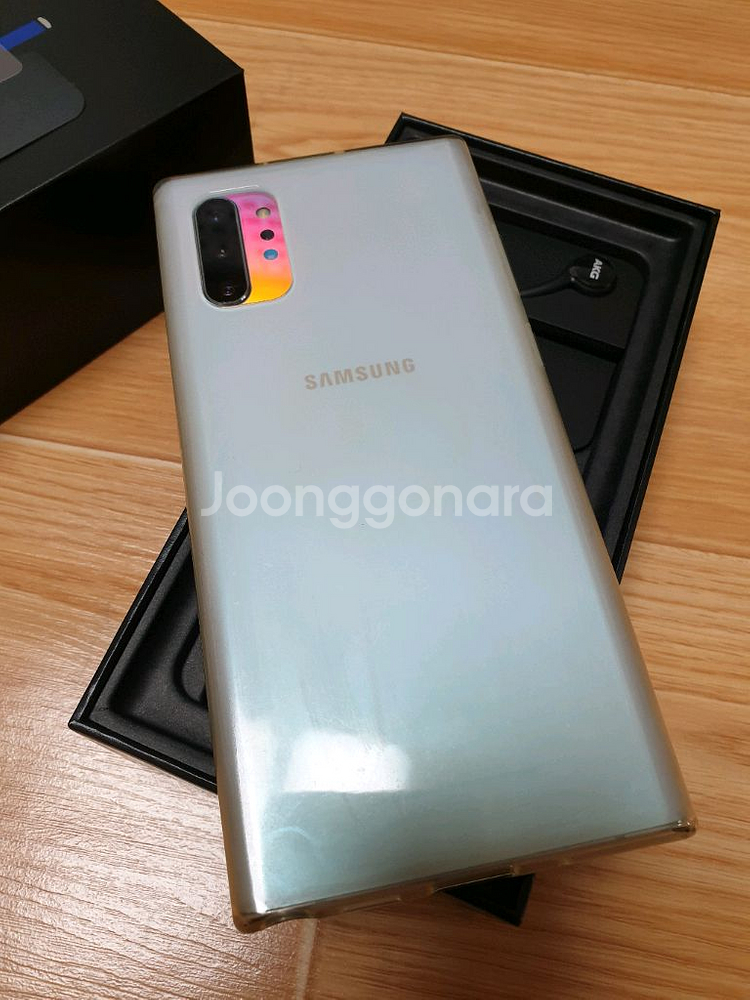 삼성 갤럭시노트10 플러스 256기가 아우라글로우 자급제--2