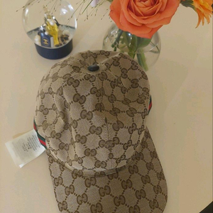 구찌 GG 로고 볼캡 모자 m 백화점판