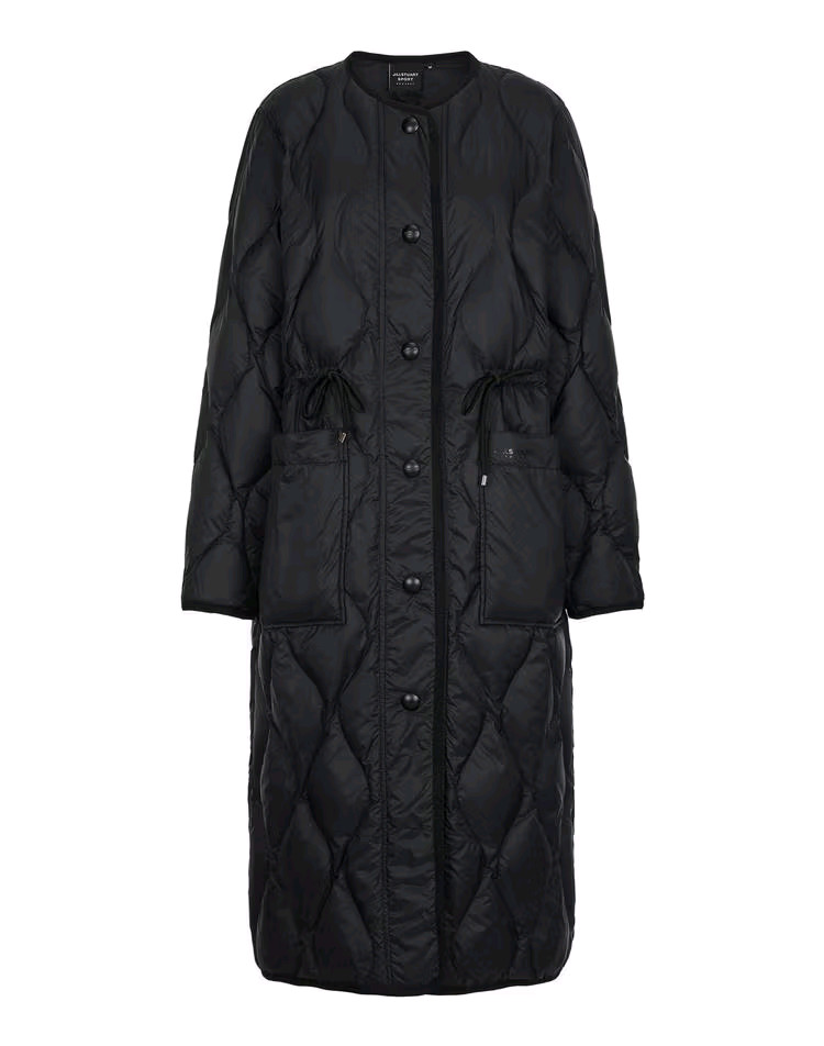 [95] 질스튜어트 스포츠 뉴욕 여성 퀼팅 구스 다운 롱패딩 점퍼 자켓--2