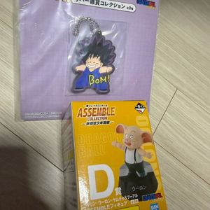 드래곤볼 어셈블 제일복권 쿠지 D상 오룡 피규어, H상 러버 키링
