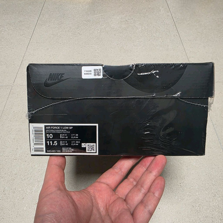 나이키 x 슈프림 x 굿이너프 에어 포스 1 로우 화이트 -280--4
