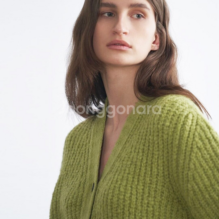 에이치에이트(H8) 알파카 울 옴브레 니트가디건 프리사이즈 새상품--2