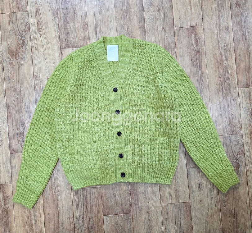 에이치에이트(H8) 알파카 울 옴브레 니트가디건 프리사이즈 새상품--5