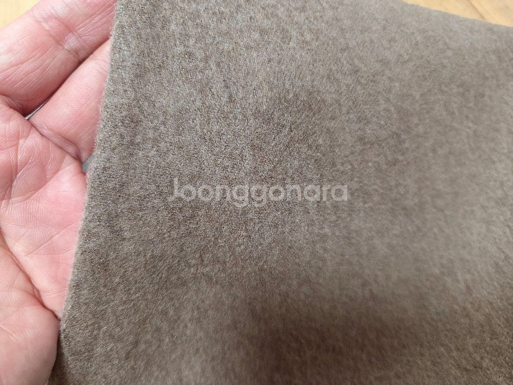 시스템(SYSTEM) V넥 울 블렌드 오버사이즈 탑 프리사이즈--2